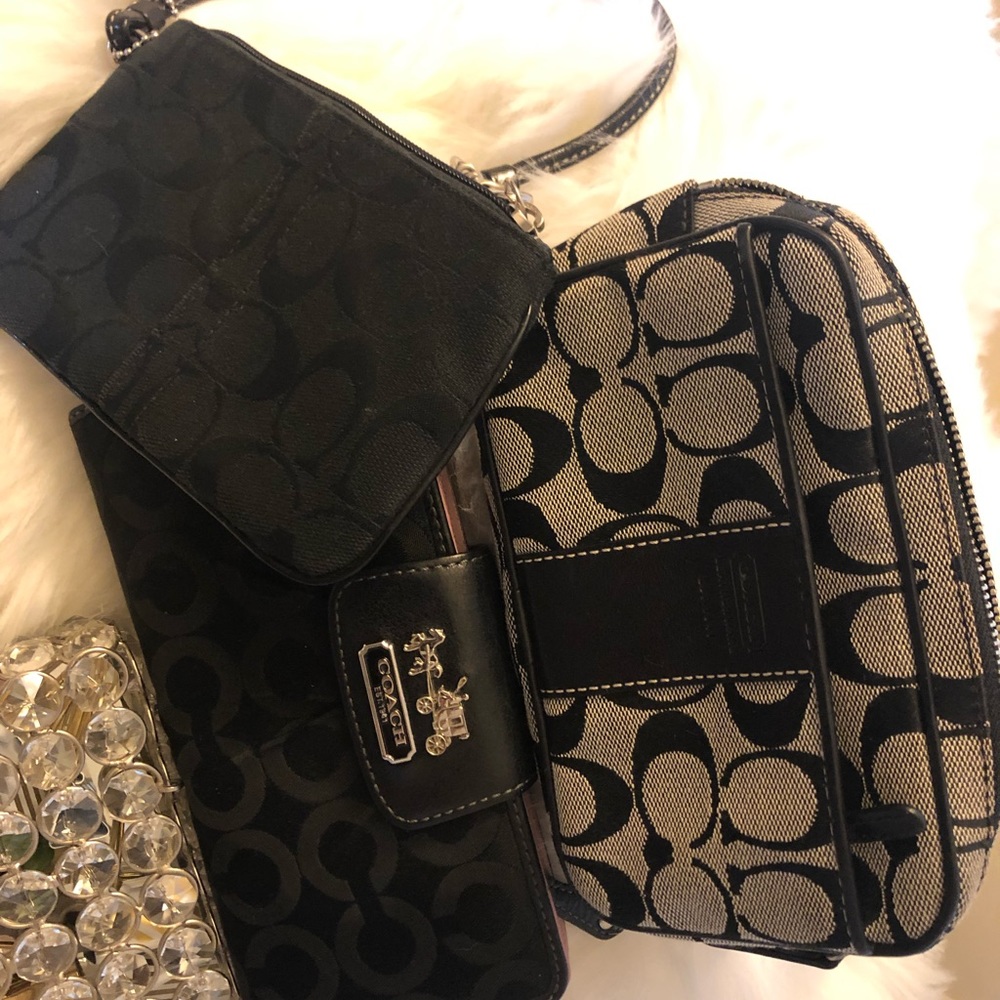 Authentic Coach wristlet, Wallet and clutch.